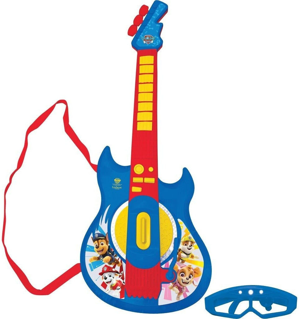 Lexibook Paw Patrol Light-Up Electronic Guitar with Microphone Glasses for 3+ years