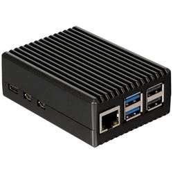 Joy-it RB-AlucaseP5-08 SBC-Gehäuse Passend für (Entwicklungskits): Raspberry Pi® inkl. passiven Kühler Schwarz