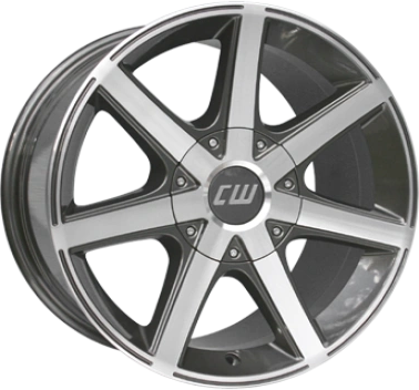 Borbet Cwe Black Matt 8x17 ET 10 5/139.7 Alufelge Schwarz