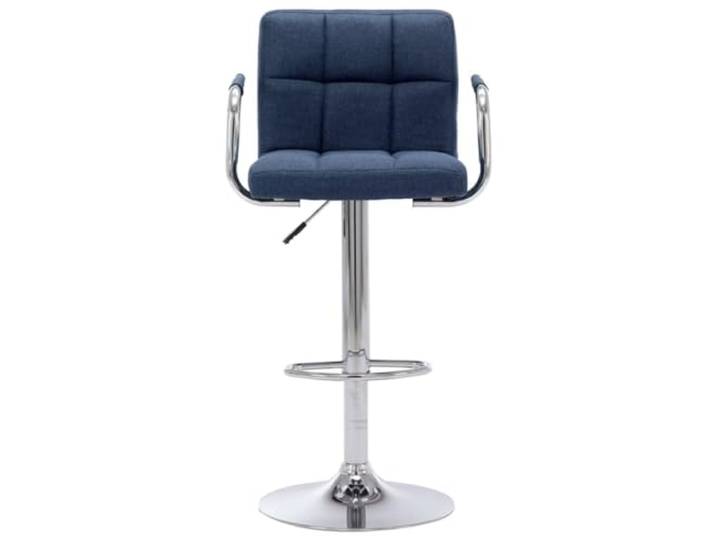 HEFZGDB Barhocker Blau Stoff Stuhl Küche Küchenstühle Modern Küchenhocker Badezimmerhocker für Wohnzimmer Bars Café Gaststätten