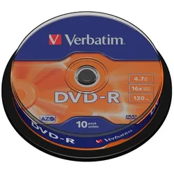 Verbatim DVD-R 4,7GB 16x 10er Spindel