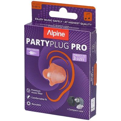 Alpine Partyplug Pro Transparant S+m+l 3 St Ohrstöpsel