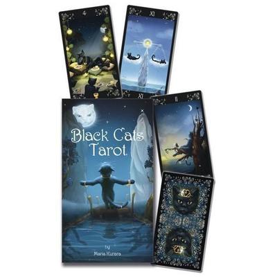 Black Cats Tarot Deck, Nonbook von Maria Kuara,Lo Scarabeo, Llewellyn Publications, 978-0-7387-3878-9