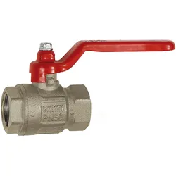 Riegler Kugelhahn Basisausführung Handhebel IG/IG Messing vernickelt G 1/2 - 103095