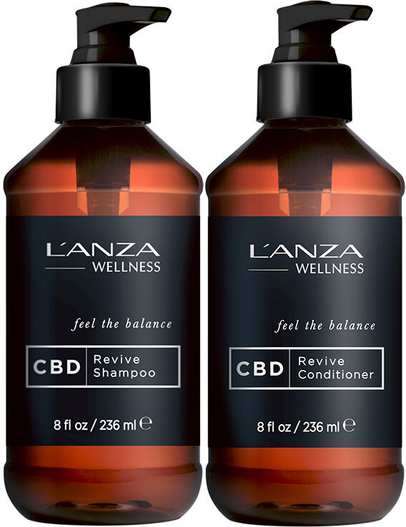 L'ANZA CBD Revive Shampoo 263ml & Conditioner 263ml Duo
