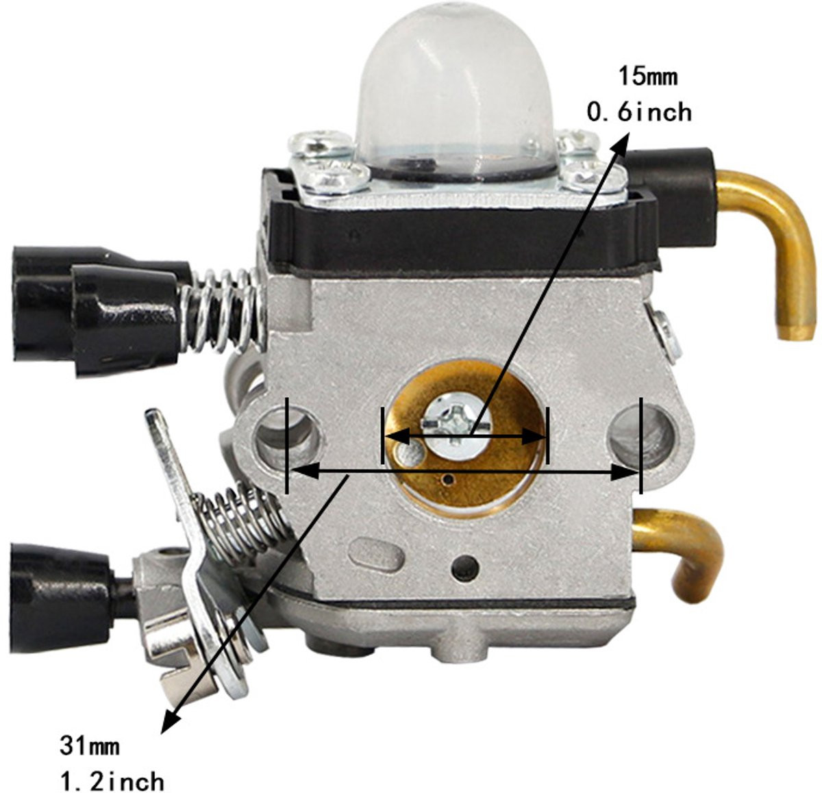 ZAMA Carburateur geschikt voor Stihl FS45 FS46 FS55 FS85 grasmaaier C1Q-S66/186