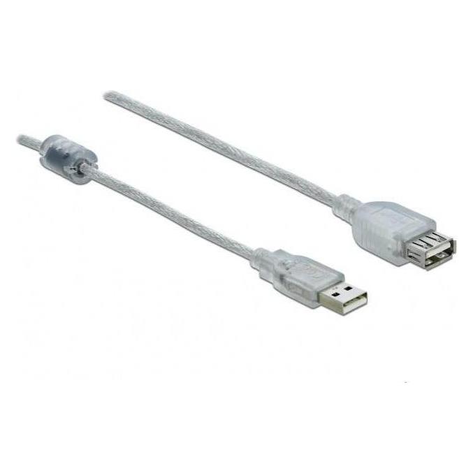 Delock Kabel USB A Stecker USB A Buchse Verlängerung 1,5 (1.50 m, USB 2.0) (83882)