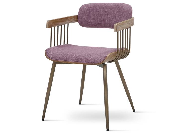 Polsterstuhl 51x53x78 violett JANINA #01