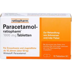Paracetamol-Ratiopharm 1000 mg Tabletten 10 ST
