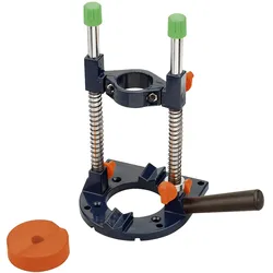 kwb Bohrmaschinen-Ständer für Bohrmaschinen mit 43 mm Euro-Hals bzw. 43 mm Handgriff-Aufnahme, Bohrmobil für Akku-Schrauber mit passender Aufnahme, mobiler Bohrständer für gerade und schräge Bohrungen