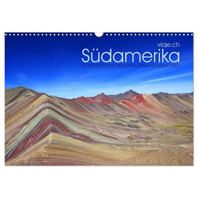 Südamerika - Viaje (Wandkalender 2027 DIN A3 quer), CALVENDO Monatskalender