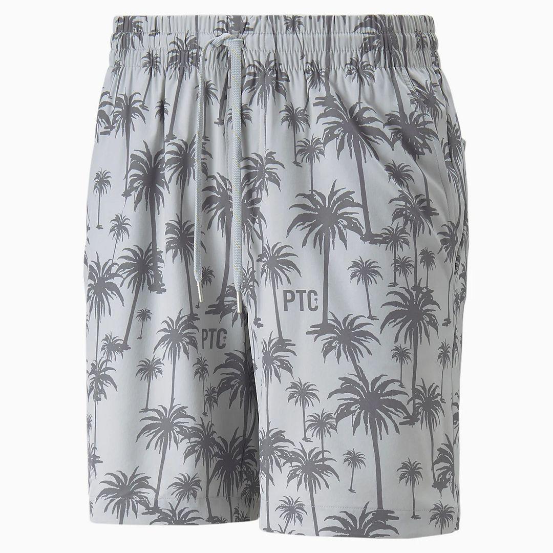 Puma x Ptc Palmbaum Crew Herrengrau Golfshorts