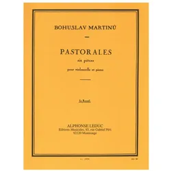 Pastorales 6 pièces pour violoncelle et piano, Fachbücher von Bohuslav Martinu