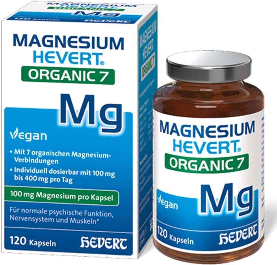 Magnesium Hevert Organic 7 Kapseln 120stk