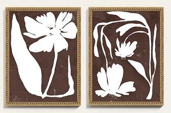 "Whispers of Bloom Art - Chestnut - Canvas IV, 22"" x 16"" - Ballard Designs"