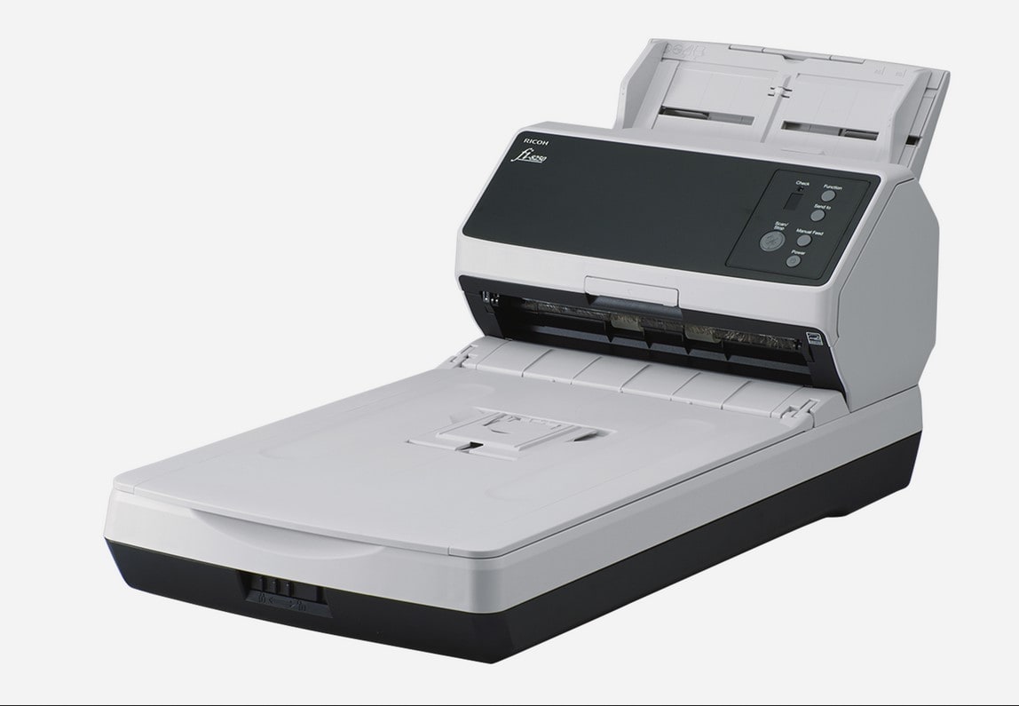 Ricoh fi-8250 Dokumentenscanner A4 Flachbett Duplex ADF USB LAN PA03810-B601