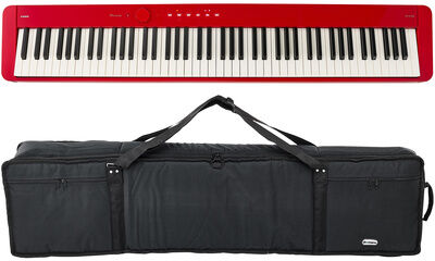 Casio PX-S1100 RD Softcase Bundle Rot