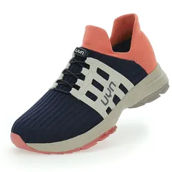 UYN Washi XC Sneaker mit brauner Sohle Damen K970 - night blue/coral 41