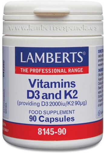 Lamberts Vitamin D3 2000 IU and K2 90 g