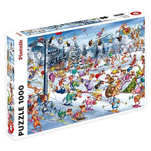 Piatnik Ruyer Kerstskiën Puzzel met 1000 stukjes