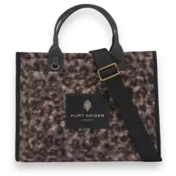 Kurt Geiger für Damen. 6152832689 Tote Bag Holborn mittelbraun (OSFA), Lässig, Stoff