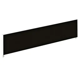 Paperflow Tischtrennwand für easyDesk Doppelschreibtische 120 cm schwarz, 120x33x4 cm