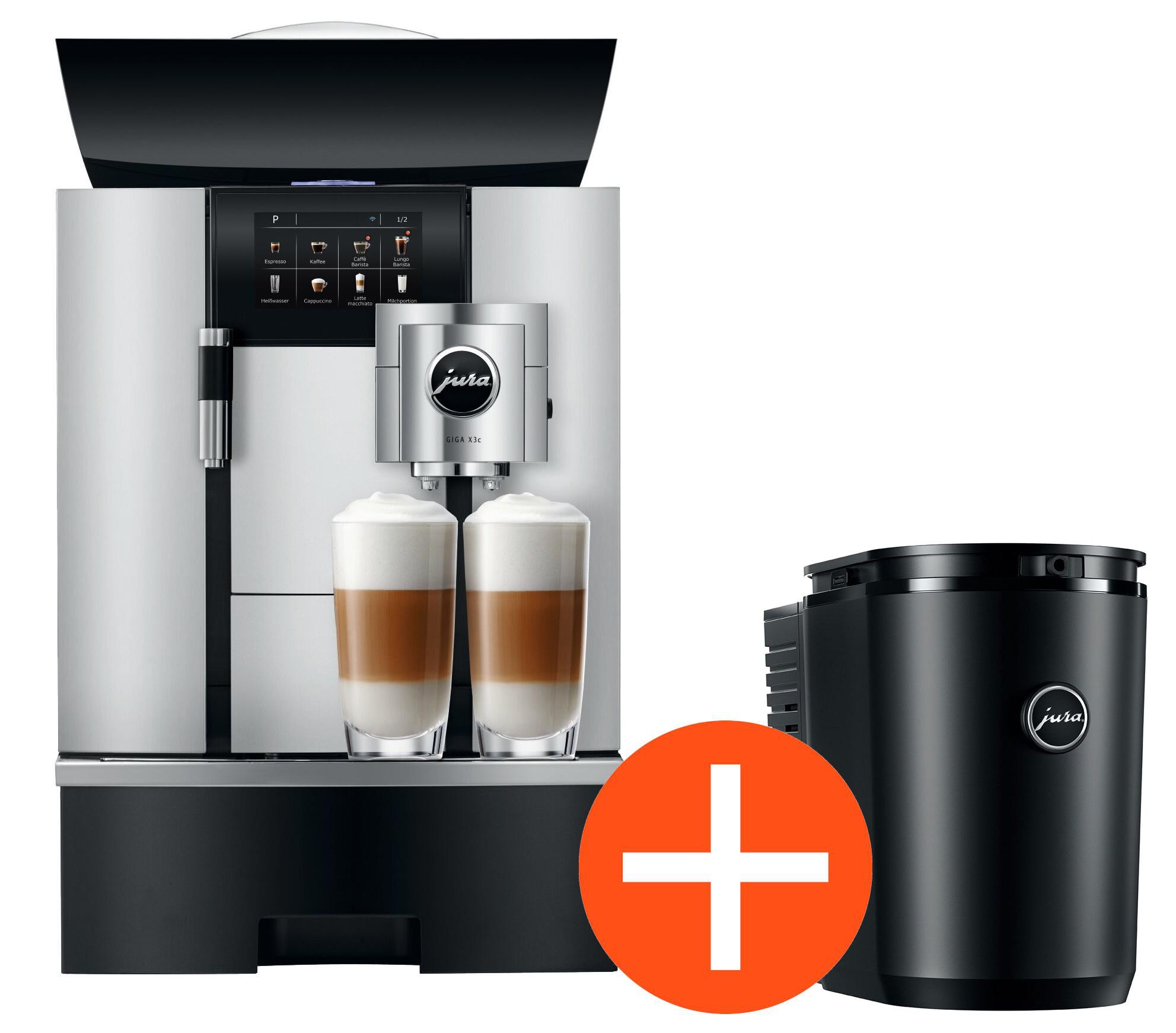JURA GASTRO GIGA X3c Komplettpaket inkl. Cool Control 2,5 l (Art. 24246), Festwasseranschluss, professioneller Beratung, fachgerechter Aufstellung und persönlicher Einweisung