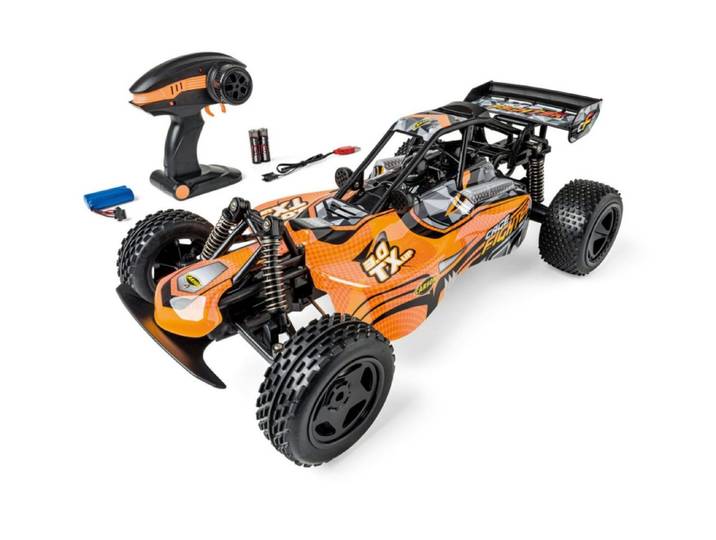 CARSON RC-Buggy Carson 1:10 Cage Fighter 2.4GHz 100% RTR orange