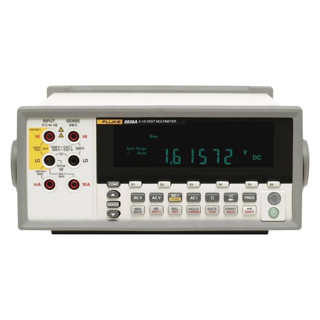 Fluke Calibration 8808A/TL 240V Tisch-Multimeter digital CAT I 1000 V, CAT II (CAT I 1000V, CAT II 600V, Oszilloskop) (3111097)