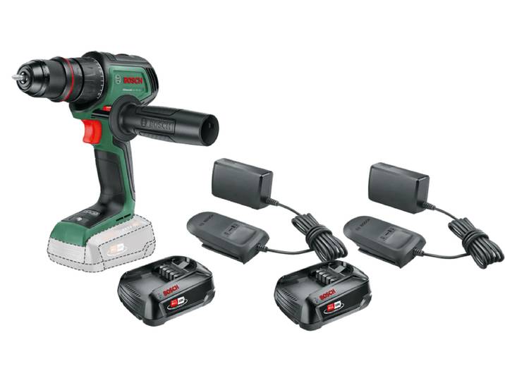 Bosch AdvancedDrill 18V-80 2,5 Ah Accu (2x) Starterspakket