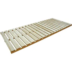 Gartenhaus-Fußboden WEKA "Boden für Verkaufshaus 221", beige (naturbelassen), B:229cm T:185cm, Massivholz, Gartenhaus-Fußböden, Massivholz mit Gitterboden, BxT: 180x80cm, naturbelassen