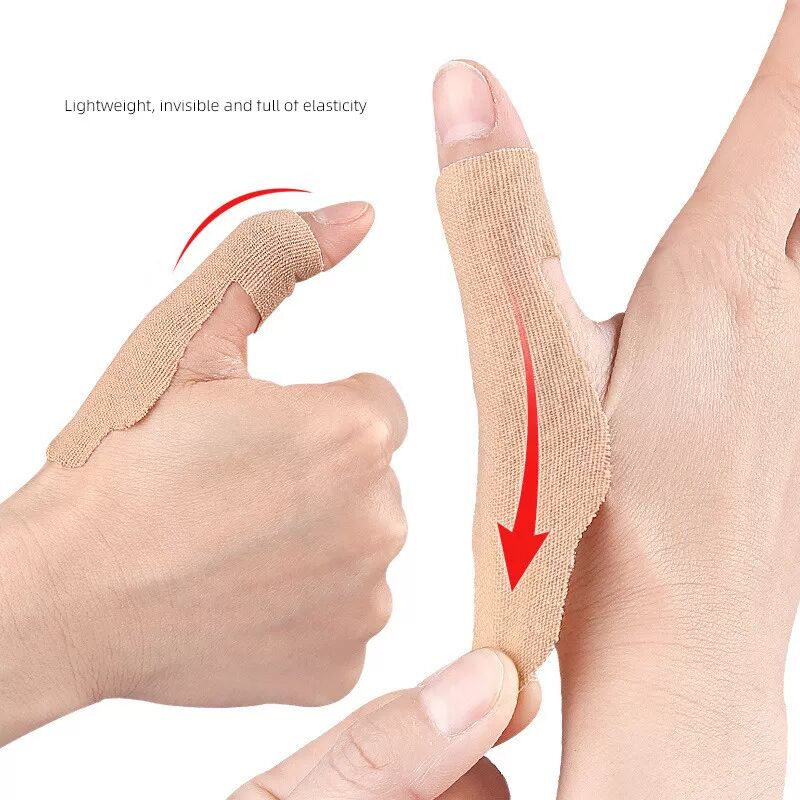INF Finger Schutzbandagen - Atmungsaktiv & Bequem (5er Pack) Beige