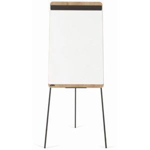 Rocada Flipchart NAT0610 Natural, Holzoptik, höhenverstellbar, Dreibein, mit Seitenarm