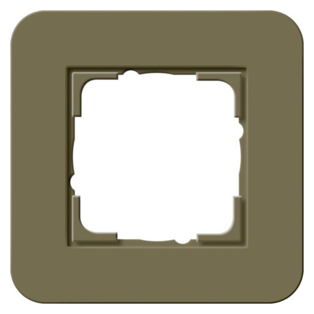 Gira Abdeckrahmen 1f E3 Umbra/Reinweiss 0211416 (0211416)