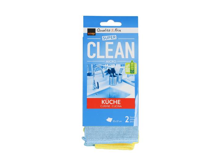 Clean Mikrofaser Küchentuch 2 Stück