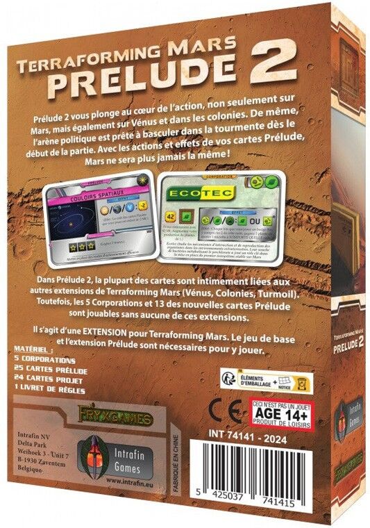 Fryxgames Terraforming Mars - Prelude 2 VF