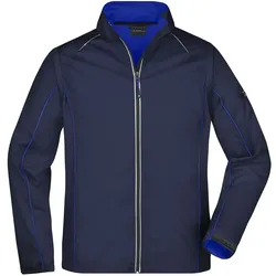 2-in-1 Softshellljacke "JN1122" - 3XL - navy/royal