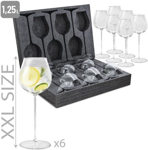 Set 6 bicchieri cocktail giganti sagra Personalizzate o neutre
