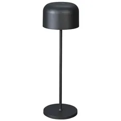 Konstsmide Outdoor LED Akku-Tischleuchte LILLE, IP54, 2200 / 2700K, USB-Ladeschale, dimmbar, schwarz KON-7834-750