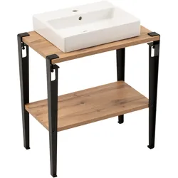 Tchibo - WS Waschtisch »Tonder« - 71x45x86,1cm - schwarz -