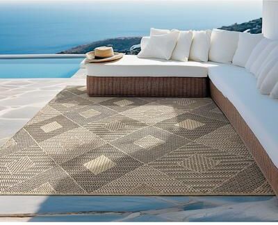 Well Woven Alto Heritage Moroccan Diamond Indoor Outdoor Area Rug