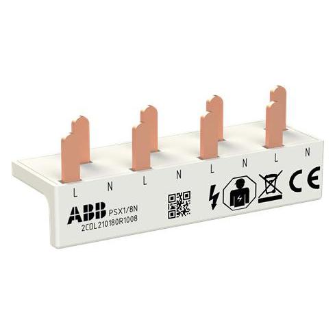 Thomas & Betts Phasenschiene FlexLine 1P+N 8Pins 10qmm ABB (2CDL210180R1008)