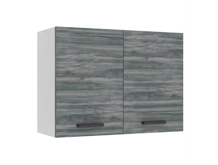 Meuble haut - BELINI - SG80 - Mural - 2 Portes - Chêne glamour - 80 cm