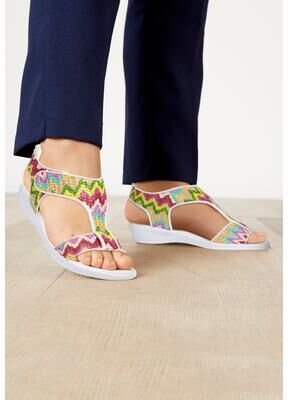 Women's The Charlotte Orthotic Sandal by Comfortview in Multi (Size 9 M)