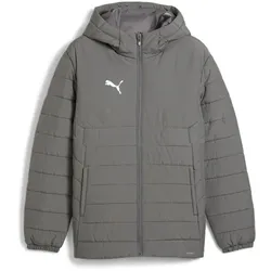 PUMA teamADDITIONS Steppjacke mit Kapuze Herren 13 - flat medium gray/puma silver XL