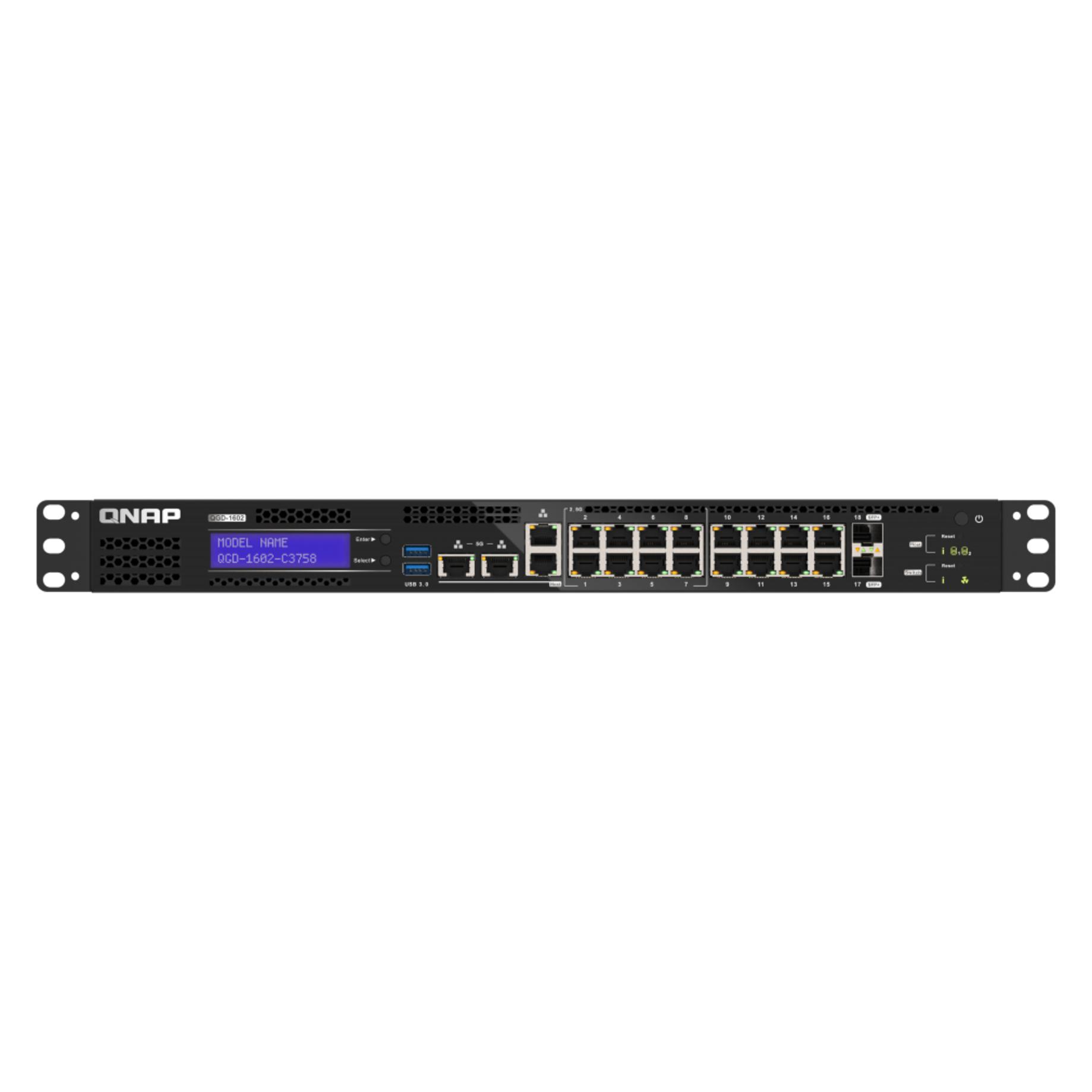 QNAP SWI QGD-1602-C3758-16G (18 Ports) (QGD-1602-C3758-16G)