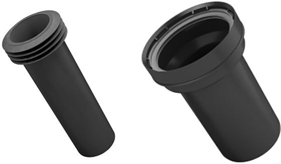 LAUFEN Cleanet riva Anschlussset H8946920000001 für Ablauf und Spülrohr, für Dusch-WC