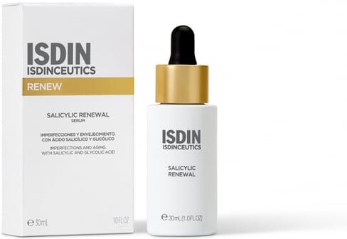 ISDIN ISDINCEUTICS Salicylic Renewal 30ml - Sérum facial anti-imperfeições e antirrugas com ácido salicílico e glicólico para peles mistas ou oleosas