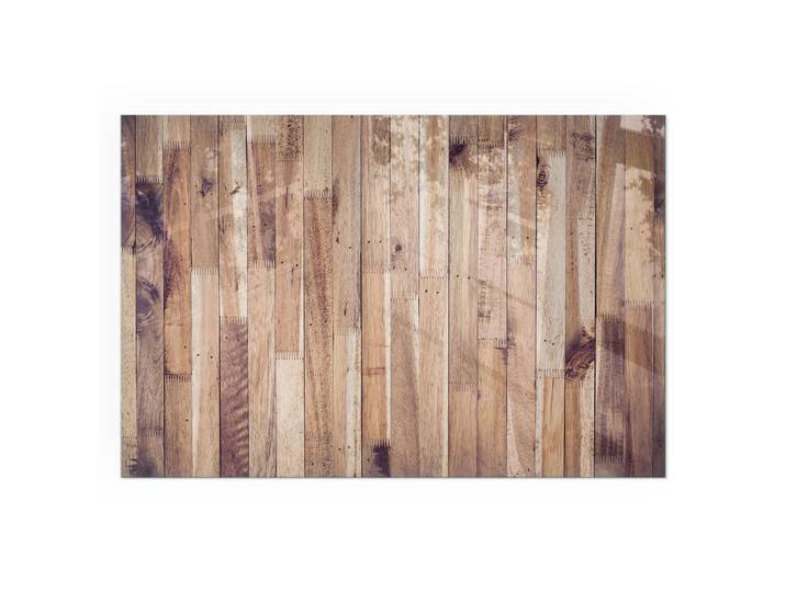 Tulup Kaminbodenplatte 120x80 cm - Holzbrett in Anordnung, Braun, Glas, Rechteckig, 120x80x0.4 cm, Elektrogeräte, Heizgeräte, Elektrokamine