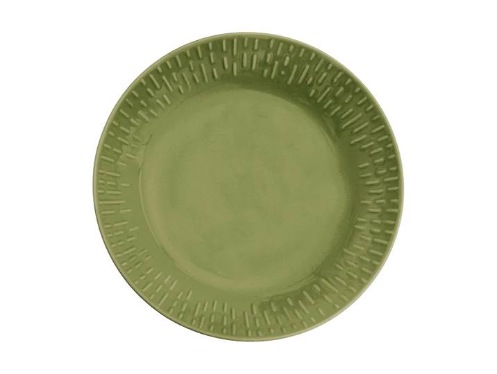 Aida Assiette à pâtes Confetti Olive, Ø23 cm